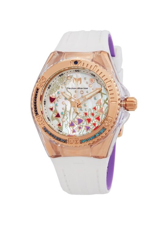 NWT Technomarine Cruise Quartz Mother of Pearl Dial Ladies Watch